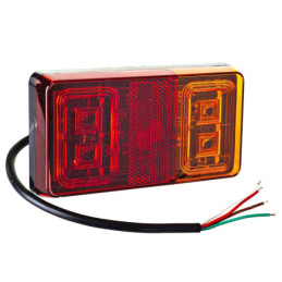 Задна комбинирана LED светлина за ремарке платформа 12V 24V 16 LED E9